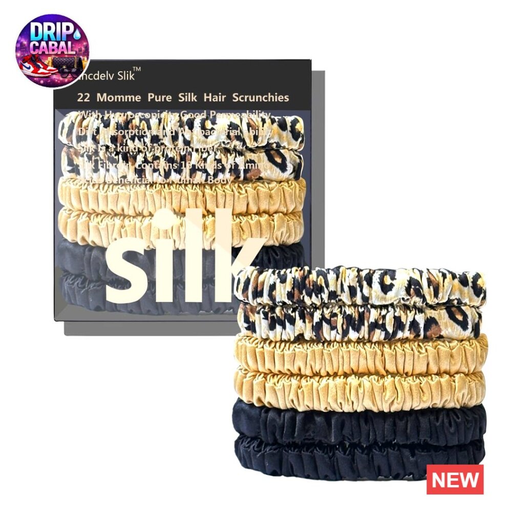 Luxury Silk Hair Ties Set Anti-Crease Breakage Protection Elegant Accessories